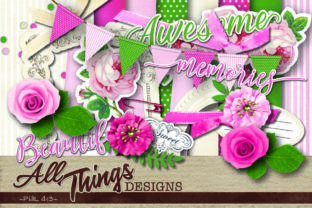 Download Coming Up Roses Digital Scrapbook Kit - Scrapbook kit Collection