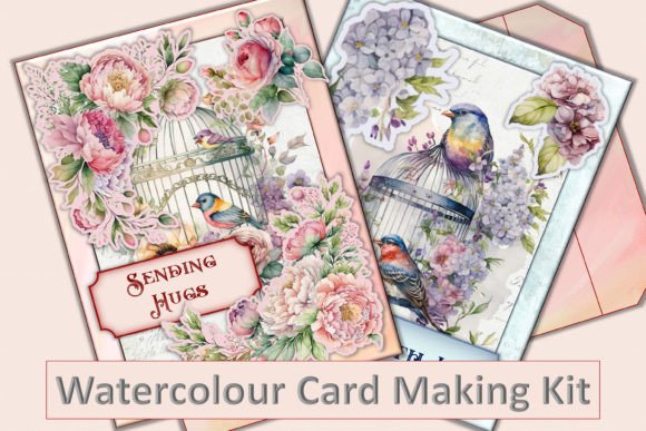 Download Watercolour Bird Card Making Kit - Watercolour Collection