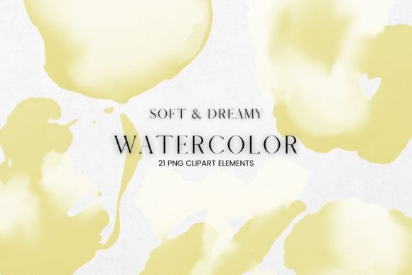 Download Yellow and White Watercolour Paint - Watercolour Collection