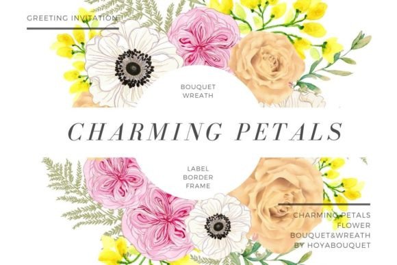 Download Charming Petals Wreath Bouquet - Premium Resources