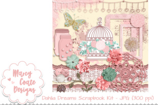 Download Dahlia Dreams Scrapbook Kit - Scrapbook kit Collection