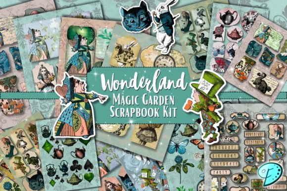 Download Wonderland Magic Garden Scrapbook Kit - Scrapbook kit Collection