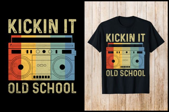 Download Kickin IT Old School 90s Retro T-Shirt - Old Collection