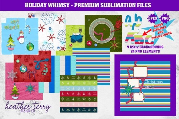 Download Holiday Whimsy Digital Scrapbook Kit - Scrapbook kit Collection