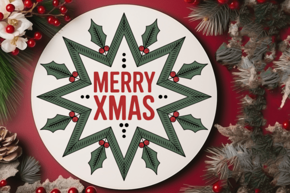 Download Old Fashioned Christmas Stamp PNG Design - Old Collection