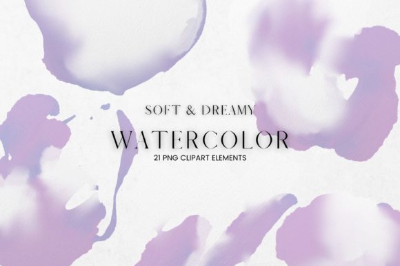 Download Purple and White Watercolour Paint - Watercolour Collection