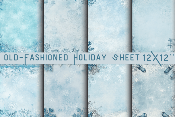 Download Old-Fashioned Holiday Sheet Ice Crystal - Old Collection