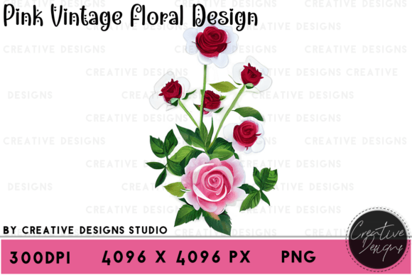Download Pink Floral Vintage Designs - Vintage designs Collection